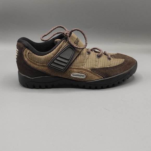 shimano lace up cycling shoes